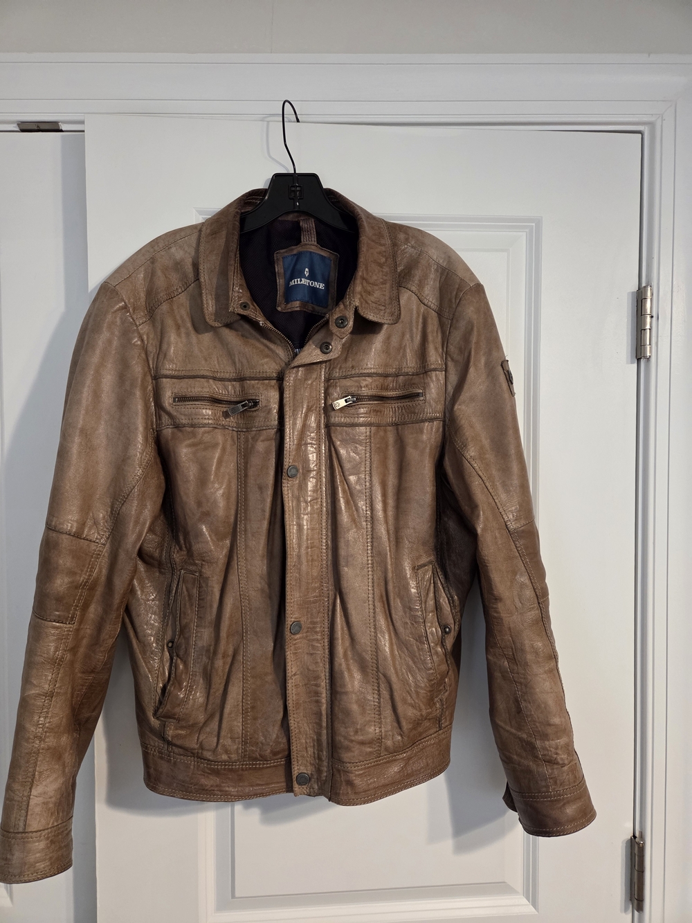 Milestone Men's Leather Jacket